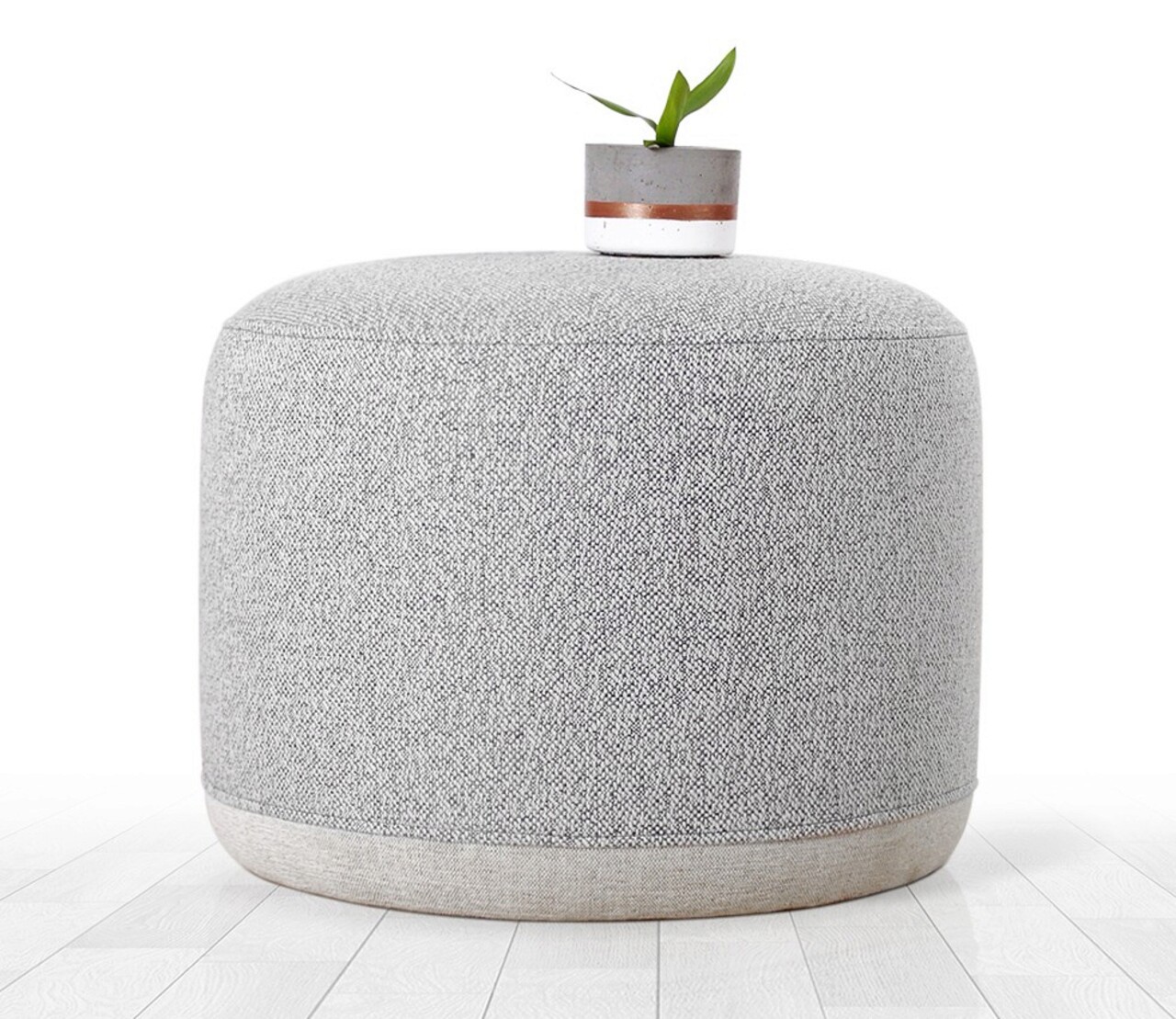 Taburet, Atelier del Sofa, 209FLF1164, Gri deschis - imagine 4